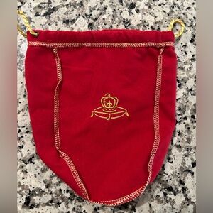 Rare Red Crown Royal Reserve bag with Embroidered Logo